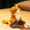 Reallife Fox Plushie Stuffed Wild Animals Lifelike Doll Home Decor Toys Simulated Fox Doll Kids Birthday Xmas Gifts