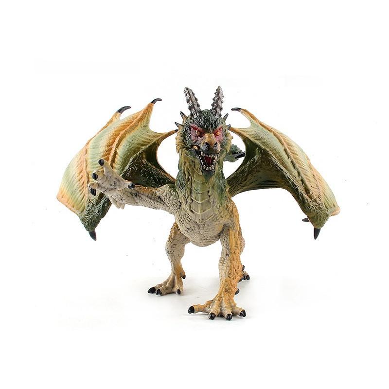 Jurassic Dinosaur Model Pvc Figurine With Wild Dual Head Design For Collectors And Display