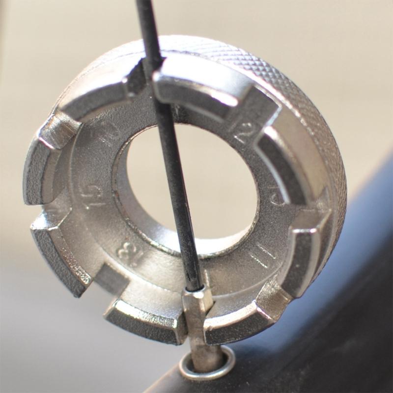Bicycles Spoke Wrench 8 Way Grooves Bicycles Wheel Rims Adjuster Spanner Wheel Spokes Key Spanner Bicycles Spoke Wrench