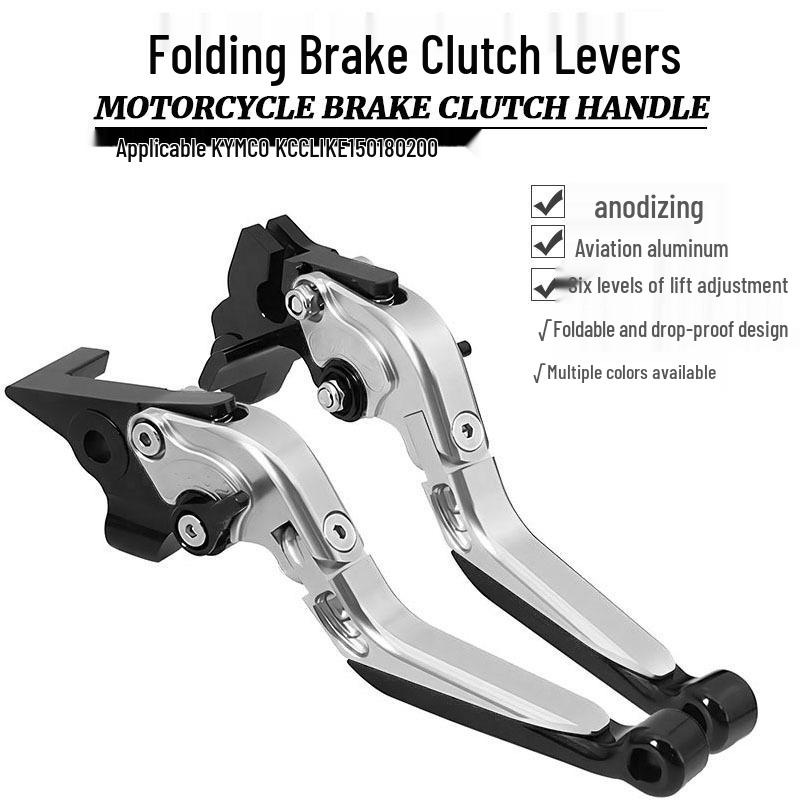 

Kymco Like150/180/200 Telescopic Folding Handbrake Lever Spring Breeze Blue/Titanium Blue Titanium