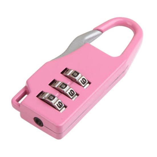 Reise Tilbakestillbar 3-sifret Kombinasjonslås Hengeslås Koffert Bagasje