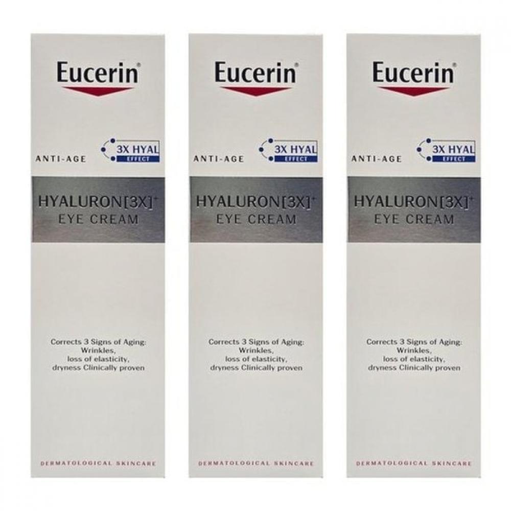 

Его Гиалурон 3x Крем для глаз 15 мл 3 шт. Eucerin Hyaluron 3X Eye Cream 15ml 3
