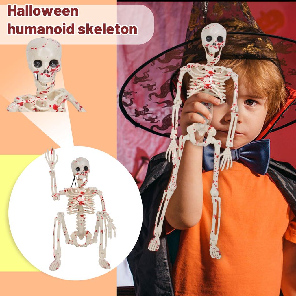 40CM Halloween Humanoid Skeleton Skeleton Skeleton Joint Movable Creative Ornaments