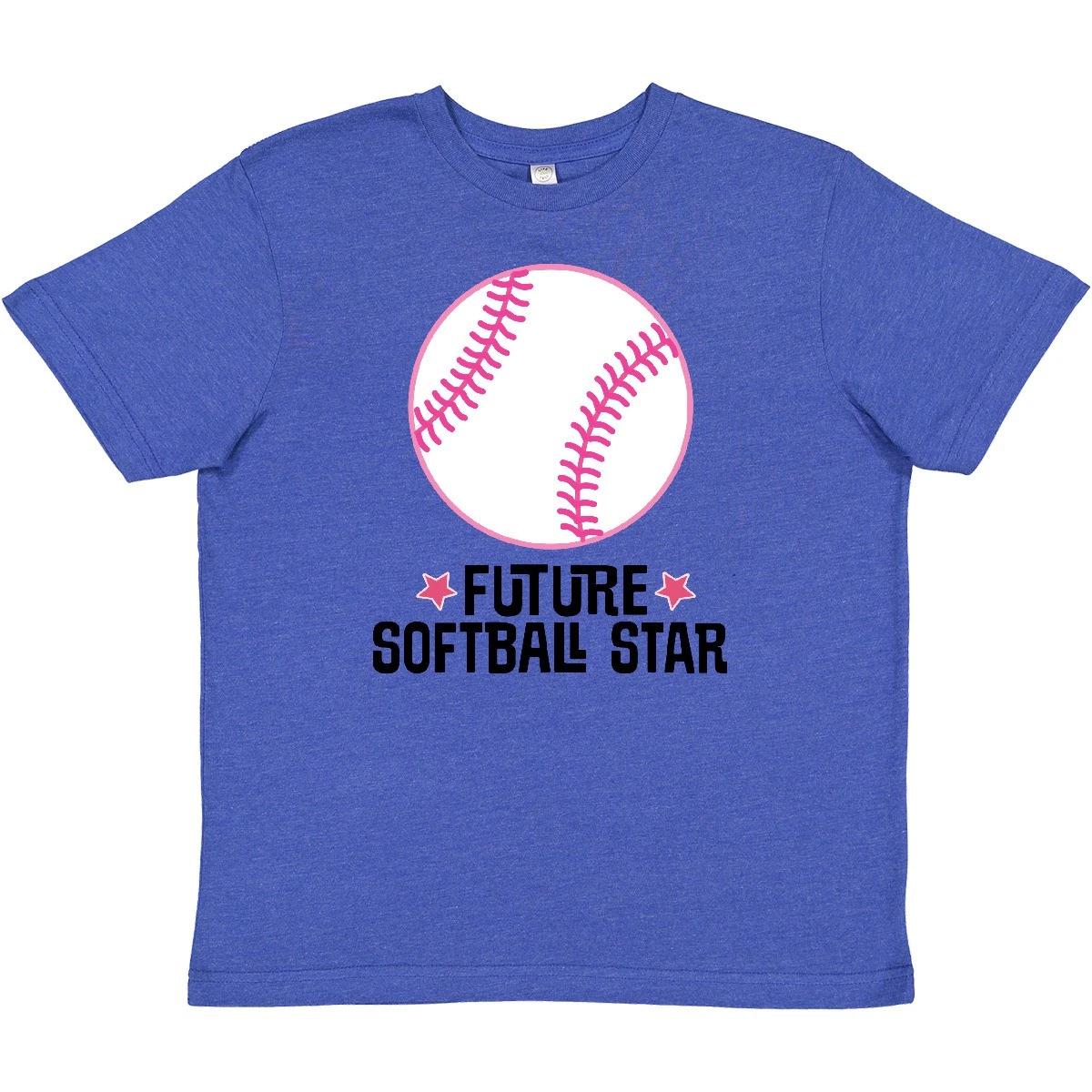 Inktastic Future Softball Star Sports Youth T-Shirt Team Kids Childs Clothing 140