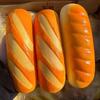 Squishy Bread Squeeze Toy Slow Rebound Sticky Stress Relief Fidget Toy Soft Food Creative Simulation Bread Anti-anxiety Toys