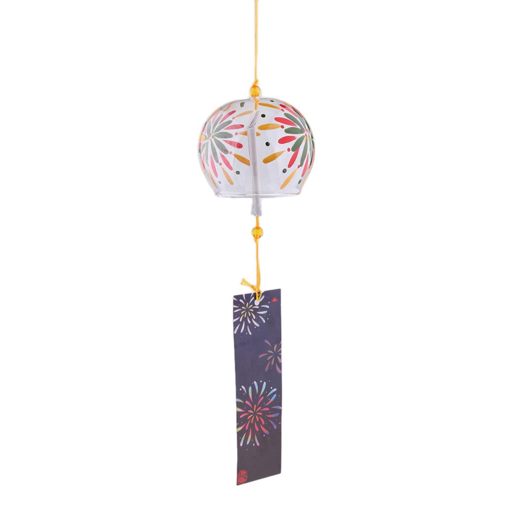Japanese Wind Bell Japan Wind Chimes Handmade Glass Furin Home Decors Spa Kitchen Office Decor