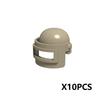 Military Building Blocks Accessories Soldier Figures Soviet Helmets Guard Hat Navy Pirate Firefighter Army Hats Mini Bricks Toys