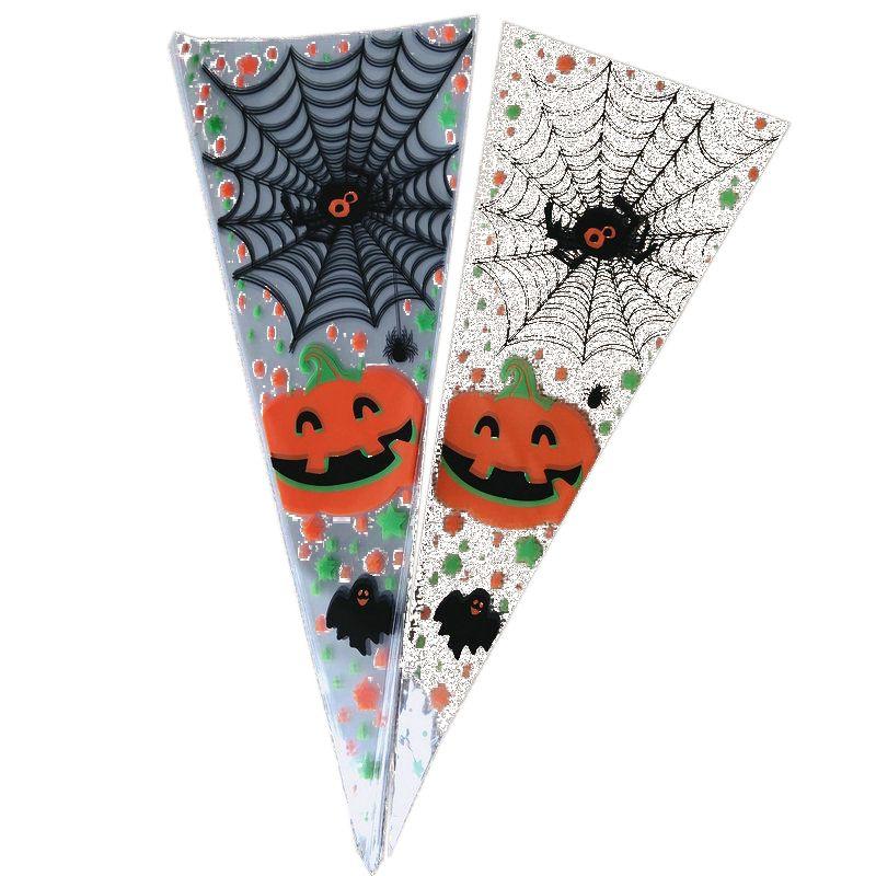 Versatile 100pcs Plastic Cone Bags Ideal For Storing Candy Toys And Snacks