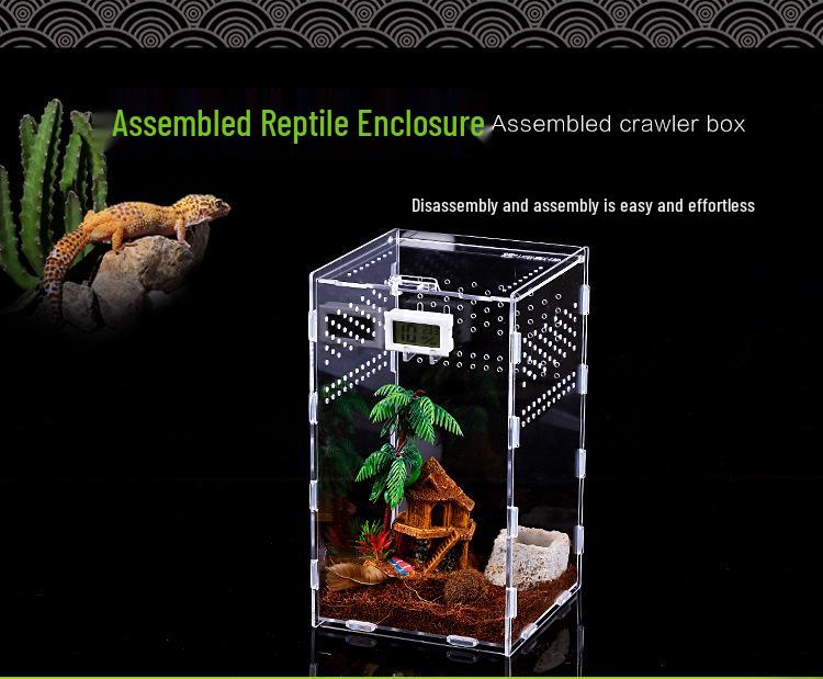 Προηγμένο Ακρυλικό Τεράριο Αναπαραγωγής Ερπετών - 360° Υψηλή Διαφάνεια