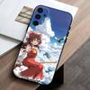 H-Hakurei Reimu T-Touhou Phone Case For Samsung Galaxy A73,A72,A71,A70,A53,A52,A51,Others Soft Black Cover