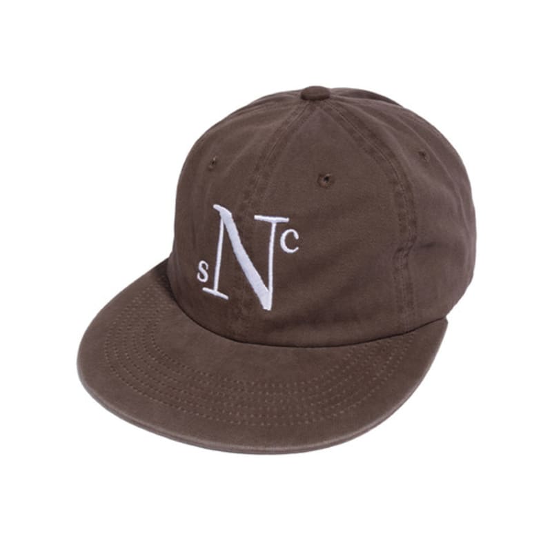 Net Social Club N LOGO FLAT VISOR CAP (BROWN)