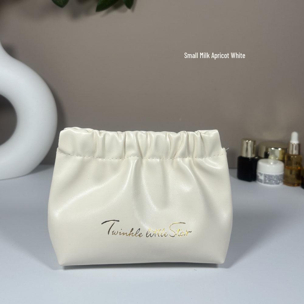 Высококачественная плиссированная косметичка из ПУ для путешествий