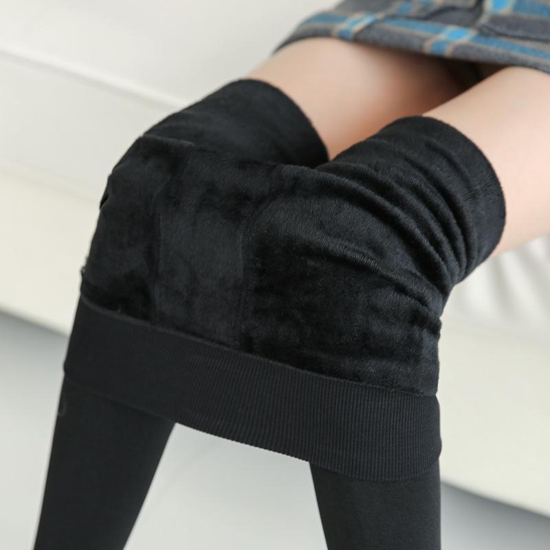 Fashion Brushed Stretch Fleece Lined Thick Tights Warm Winter Pants Warm Leggings