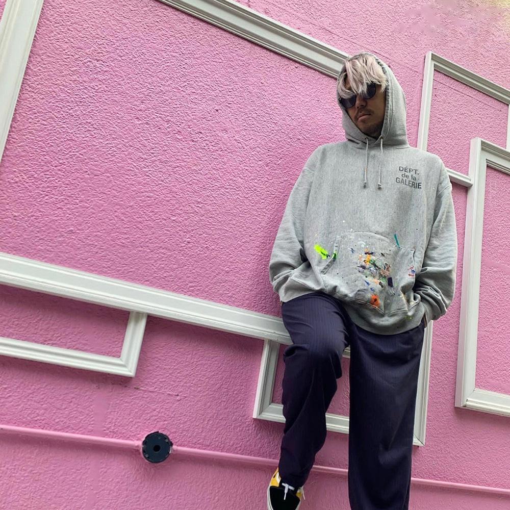 Gallery Dept Limited Edition Hand-Painted Splatter Hoodie - James Style