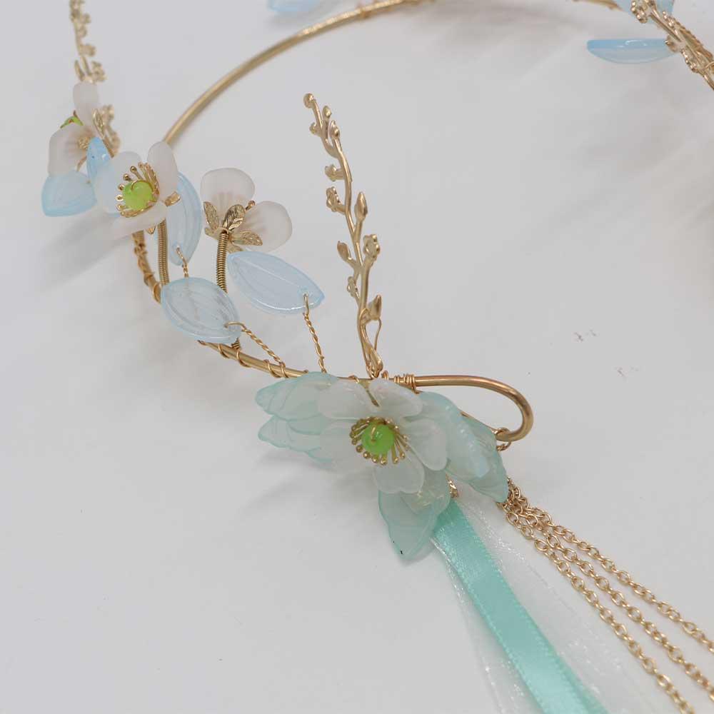 Ancient Headwear Flower Headband Chinese Style Headwear Ancient Style Hairpin Hanfu Hair Crown