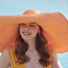 Super großer Krempenhut, Strohhut mit großer Krempe, Sonnenhut, Damen Sommer Trend Strandhut, Sonnenhut, Kuppel.