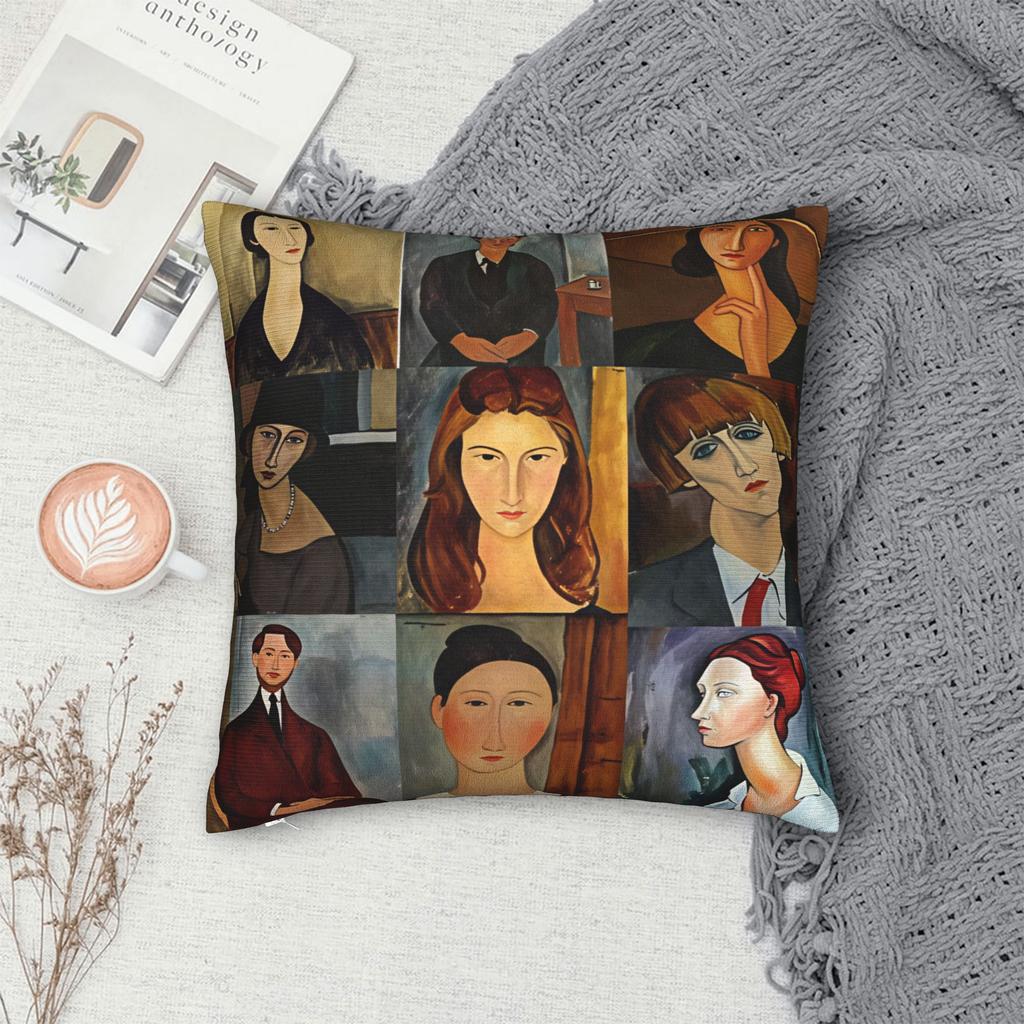 Amadeo Modigliani Pillowcases Kawaii Pillow Case For Sofa Car Home Decor Design Pillow Cover