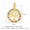 Copper Cubic Zircon Rocking Horse Bicycle Palm Charms Heart Elephant Flamingo Star Bracelet Earring Necklace Pendant