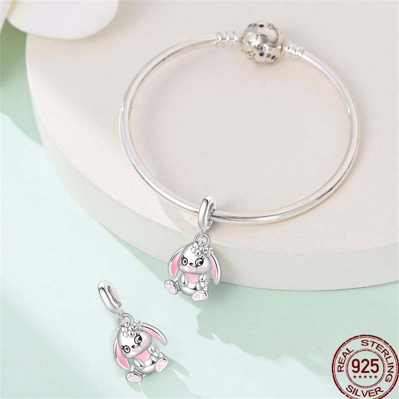 Originalcoppercute Pets Charms Animals Dog Unicorn Beads Pendant Fit 3Mm Bracelet Diy For Women Fine Jewelry Gift