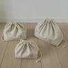 chubby string pouch herringbone set(S1+M1+L1) (gift box)
