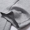 1 Set Jacket Pants Set Solid Color Zipper Autumn Winter Ribbed Cuff Coat Drawstring Pants for Daily Wear