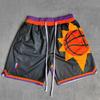 Trillest Phoenix Suns Element Booker Style High Street Printed Mesh Black Ins Popular Casual Basketball Shorts