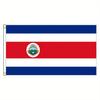 Stendardo per Porta 2D 1 pz Multi-Taglia Opzionale Bandiera Costaricense, Arazzo Banner in Poliestere, Decorazione da Esterno Durevole, Senza Elettricità, Emblema Nazionale