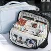 Enlarged 11 Layer Handheld Pencil Case Pen Bag Simple Color Design Wide Opening Storage Pouch Stationery School Travel