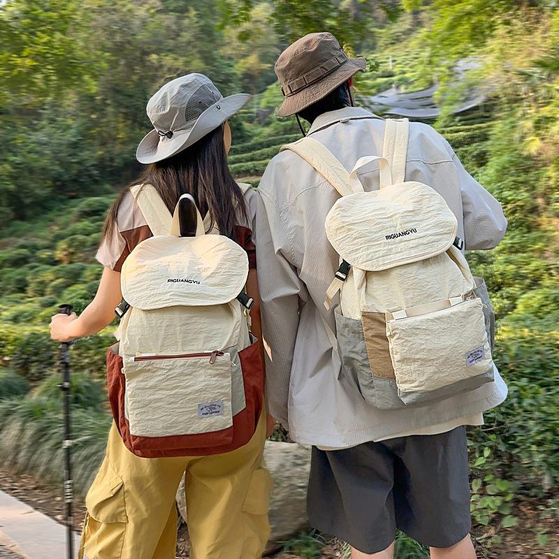 Large capacity travel backpack women's leisure simple and lightweight outdoor mountaineering hiking backpack sports travel backpack