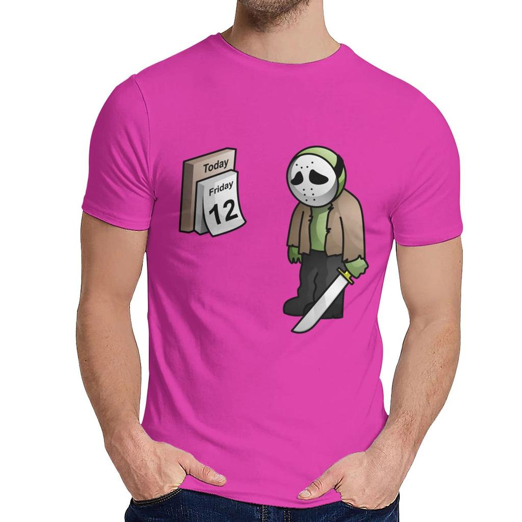 Good Cotton Friday The 13Th Parody The 12Th Sad Jason Voorhees Horror Slasher T Shirt Men