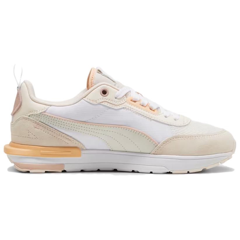 PUMA Women's White R22 Low Top Casual Shoes 387066-36