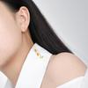 Fresh Sweet Long Butterfly Earrings for Women, Gold-Plated Titanium Steel, Fashionable and Unique Design from South Korea’s Dongdaemun
