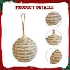 Christmas Ball Ornament Pendant Decor Boho Hanging Xmas for Home Birthday