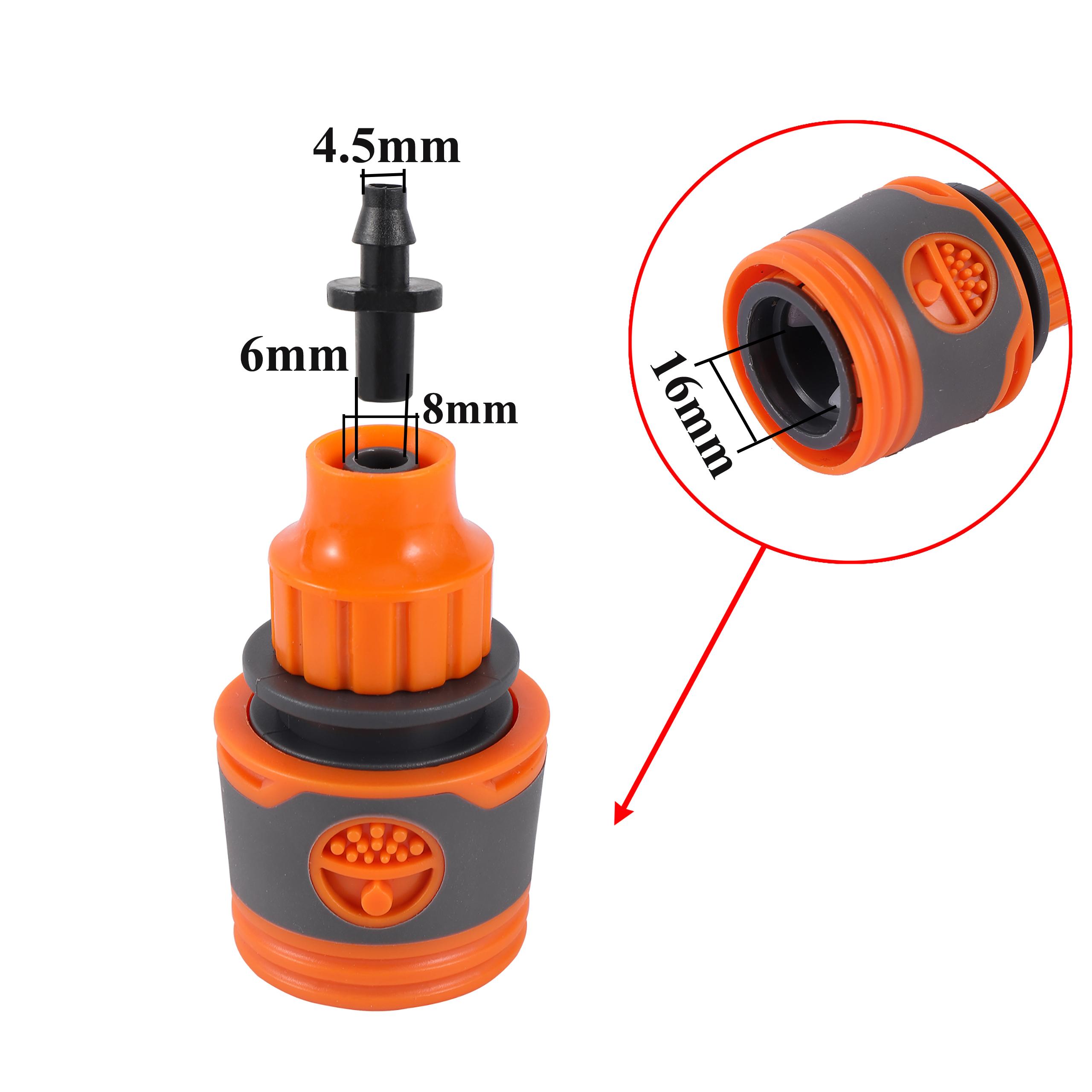 

Быстрый соединитель, ремонтная муфта для водопроводных труб, 16/20 мм, 4/7 мм, 8/11 мм, шланг, быстрое соединение, переходник для шланга для мойки автомобиля, фитинги для орошения сада