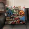 The A-Amazing World Of Gumball Cushion Cover Natural Linen Organic Fabric Double-Sided Printing Sofa Home Decor Gift Pillow Case