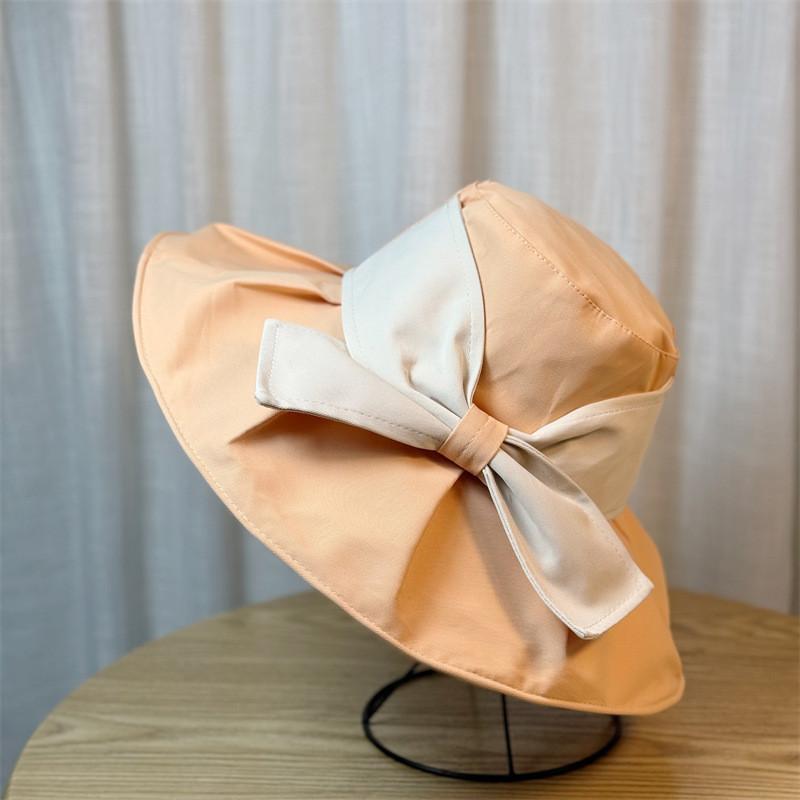 

Stylish Fisherman Hat For Women With Extra Large Brim Uv Protection Sun Hat Adjustable Size помаранчевий