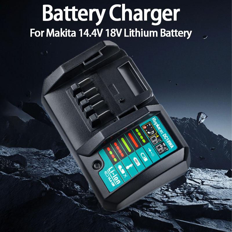 DC18WA Replacement Battery Charger Fast Charging For Makita 14.4V 18V BL1811G BL1813G BL1815G Lithium Battery Safety Charger