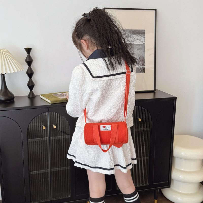 And Stylish Durable Unisex Kids Bucket Bag With Fun Letter Patches Ideal For Adventures Daily