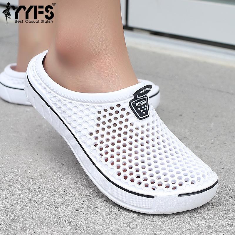 Women's Cross-Border Garden Hole Shoes, Solid Color - Item #607