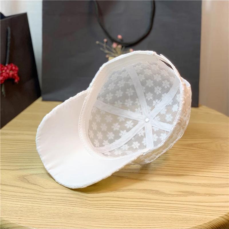 Ultimo Cappellino da Baseball Floreale Estivo alla Moda Versatile Cappellino con Visiera All-Match Trendy