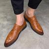Leder Formale Oxford Männer Schuhe Schnüren Spitzschuh Business Büroarbeit Kleid Schuhe Männliche Schuhe