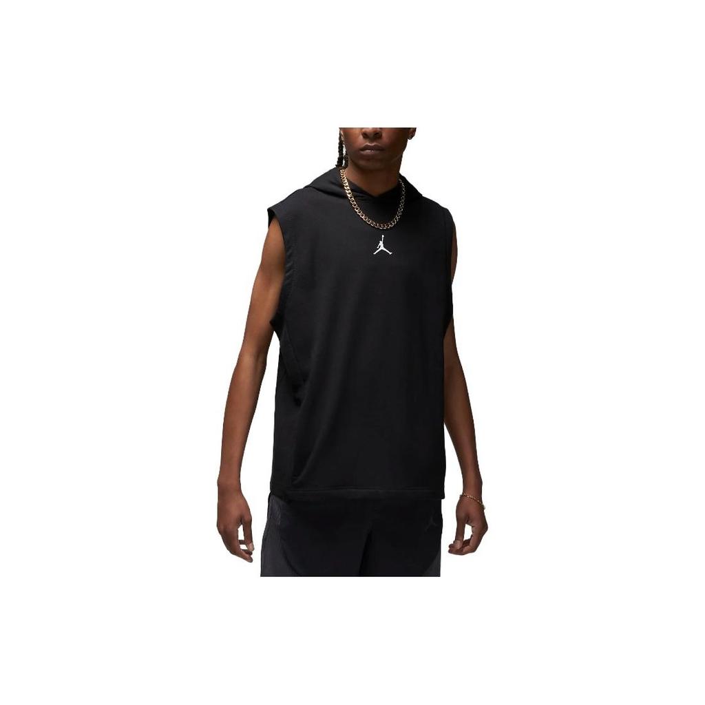 Air Jordan Dri-FIT Sport Fleece Sleeveless Hoodie 'Black' Men's DZ0572-010