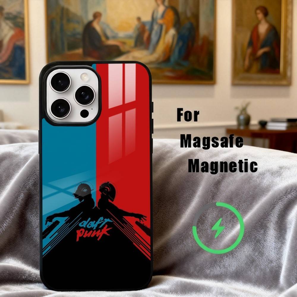D-Daft-T P-Punk-K Phone Case For iPhone17,16,15,14,13,12,11 Plus,Pro Max Magnetic For Magsafe Wireless Charging