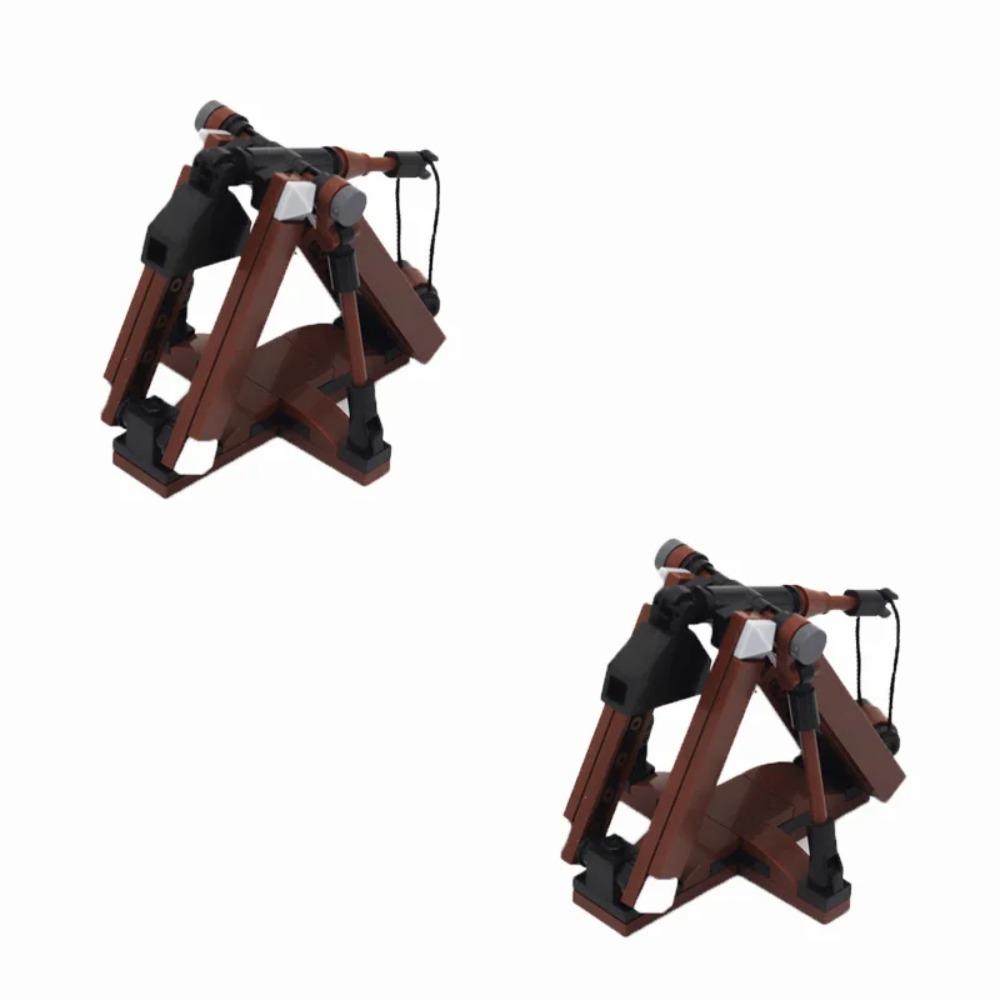 Medieval Castle Siege Weapons Building Blocks Siege Engine Cannon Car  Catapult Crossbow MOC Assembly Bricks Toys