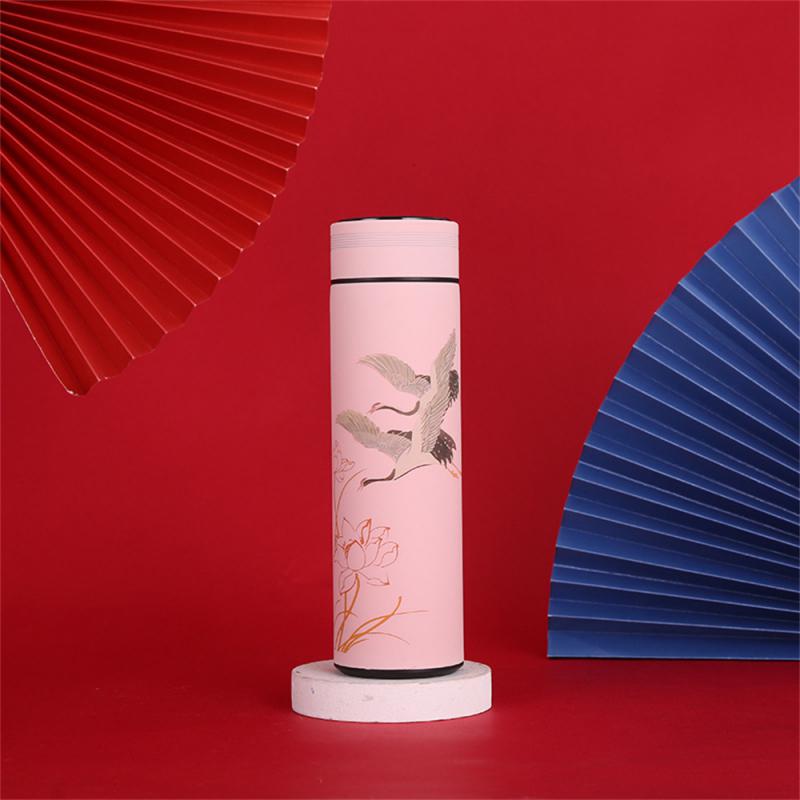 Smart Mug Tea Water Separation Classical Style Easy To Use Safety Thermos Cup Stainless Steel Thermos Bottle Intelligent Mug