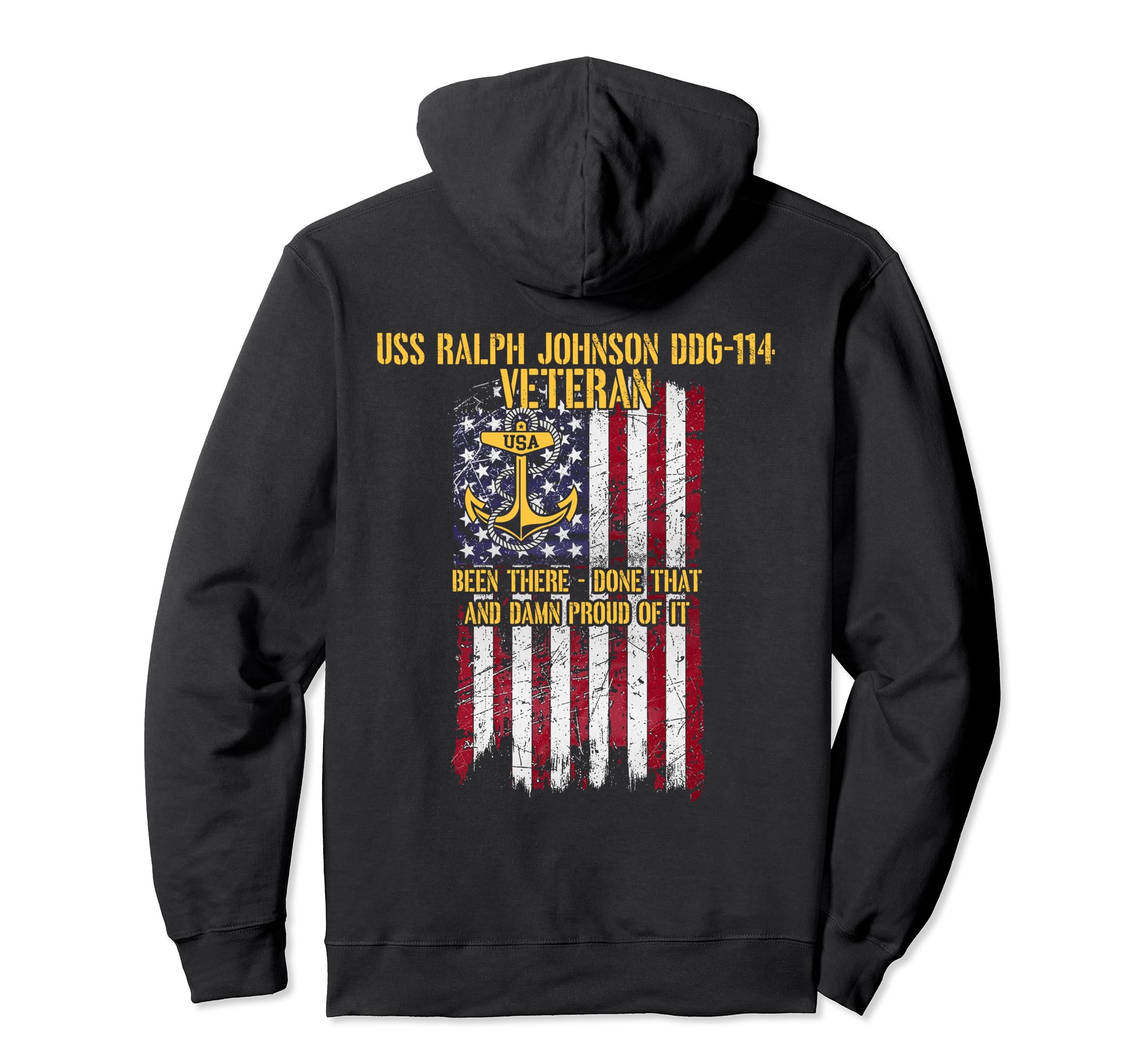 

USS Ralph Johnson DDG-114 Destroyer Veteran Hoodie