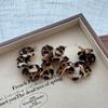 Seaside Vacation Style Fabric Flower Ear Buckle Autumn and Winter Personality Versatile Earrings Fashion Temperament High Sense Earrings