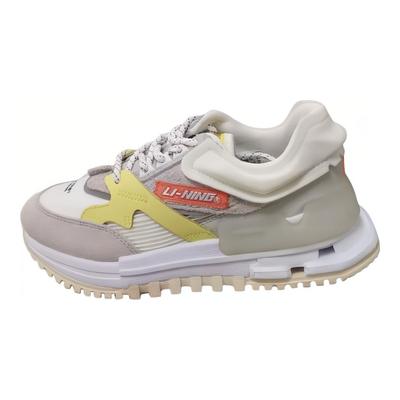 Li Ning Versatile Comfortable Low Top Running Shoes Women Sneaker Gray AZGS008-2