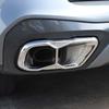 Stainless steel Car Pipe Throat Exhaust Outputs Tail Frame Trim Cover For BMW X5 G05 X6 G06 X7 G07 2019-2026 (M60) Accessories