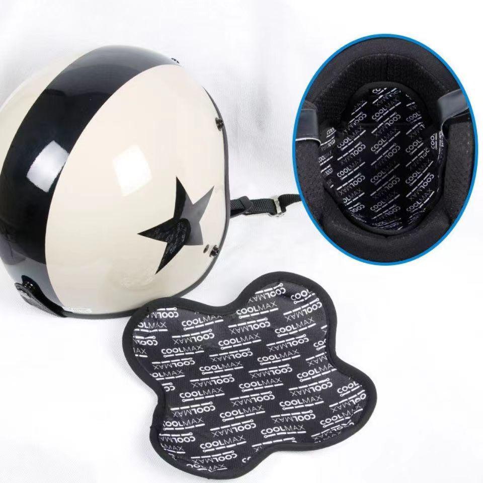 

Unisex Breathable Sweat-Absorbing Motorcycle Helmet Liner for All Seasons One Size чёрный